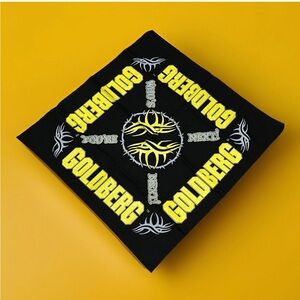 Vintage 1998 WCW Bill Goldberg Bandana Wrestling Handkerchief Who’s Next?